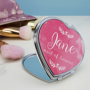 Beautifully designed Wedding-Glam Personalised Compact Mirrors 