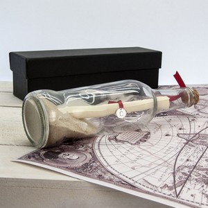 Personalised Luxury (Any Message) in a Bottle