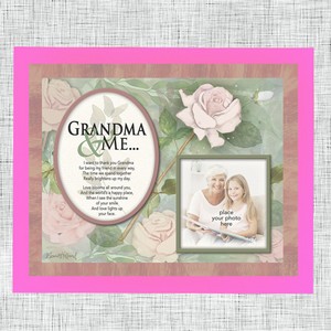 Grandma and me photo mount