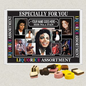Michael Jackson Personalised Icon Boxed Sweets