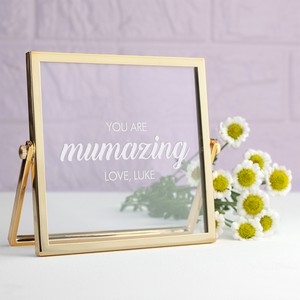 Mumazing Personalised Engraved Gold Frame 