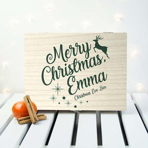 Rudolf Personalised Christmas Eve Gift Box  
