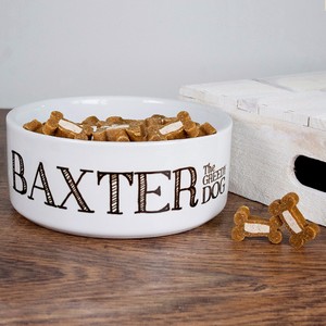 Greedy Dog Personalised Bowl