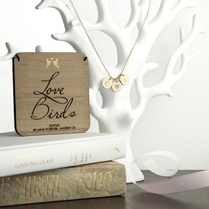 Love Birds Personalised Necklace & Keepsake