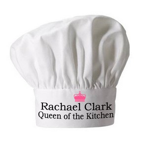 Queen of the Kitchen Personalised Chef Hat  