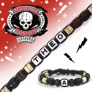 Boys Personalised Friendship Bracelet:- Theo