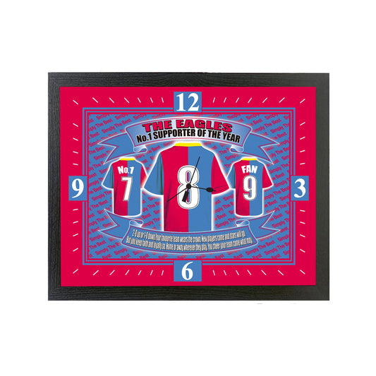 Crystal - The Glaziers Football Shirt Clock Gift Present