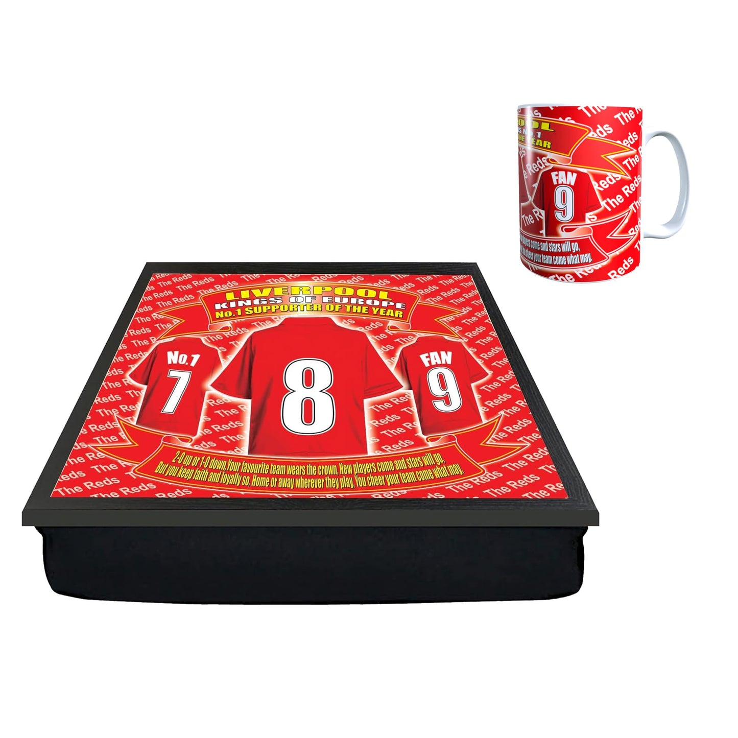 Liverpool Football Shirt Lap Tray And Mug Gift Set, Liverpool- LapMugGiftSet_000