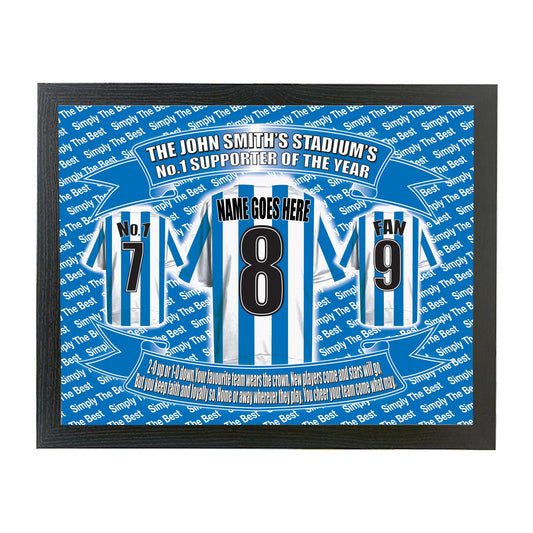 Huddersfield Football Shirt Personalised Picture Gift