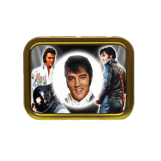 Presley King of Rock n Roll Music Icon Tobacco Storage Tin & Products