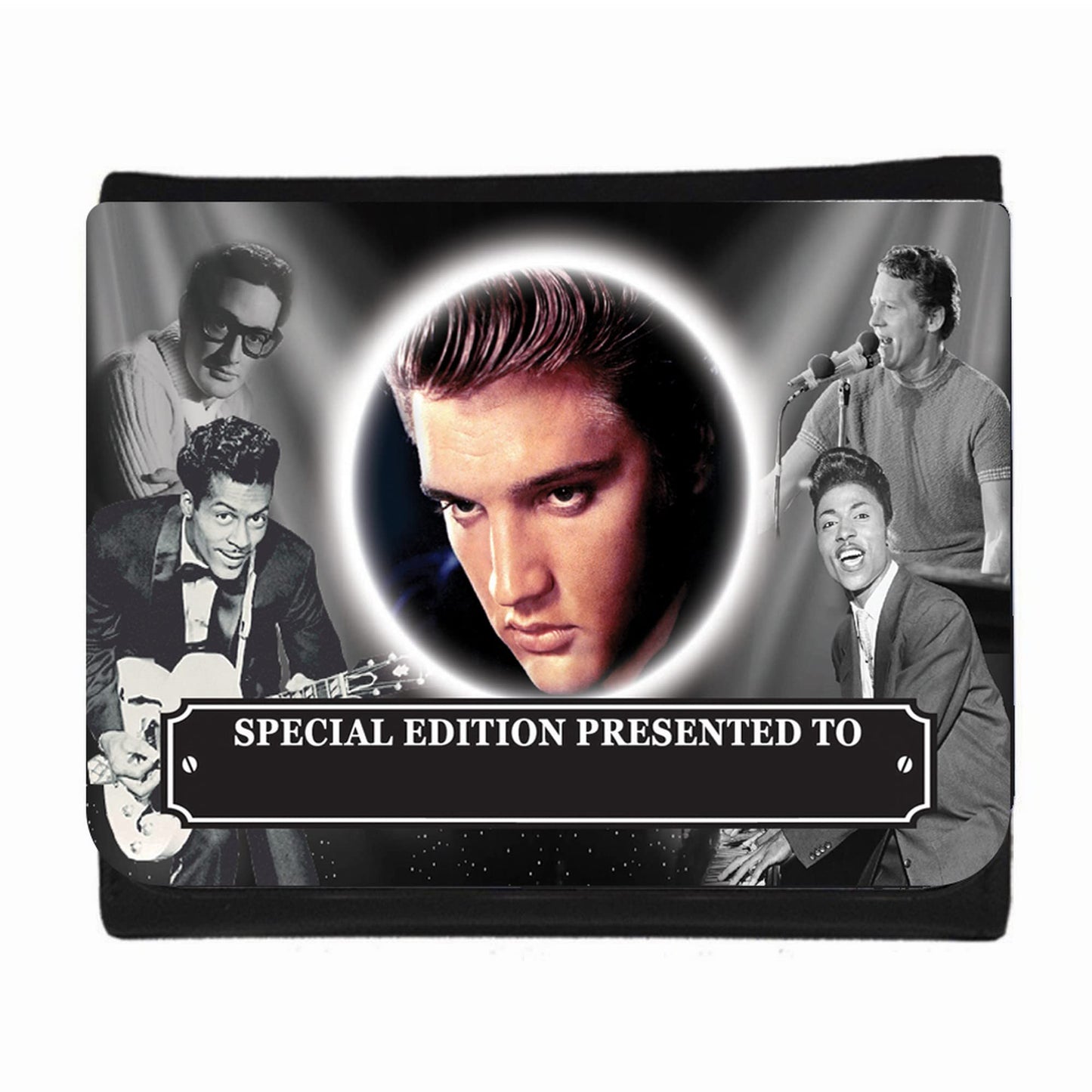 Rock and Roll Greats Music Icon Personalised Wallet Gift