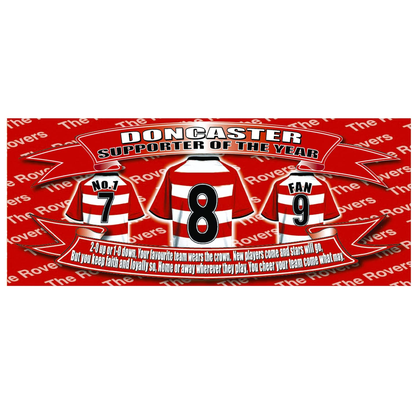 Doncaster Football Shirt Ceramic Money Box Gift