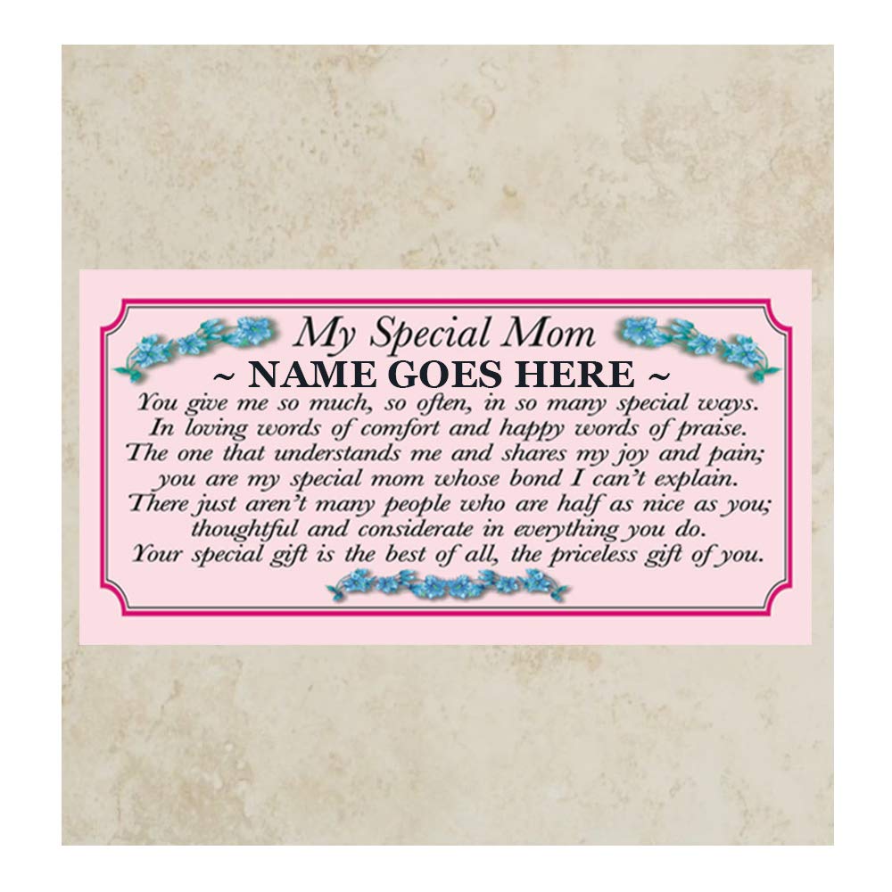 My Special Mom Personalised Poem Verse Gift Mug