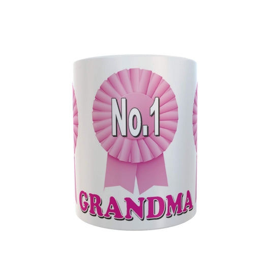 Simply The Best Grandma Ceramic Rosette Gift Mug