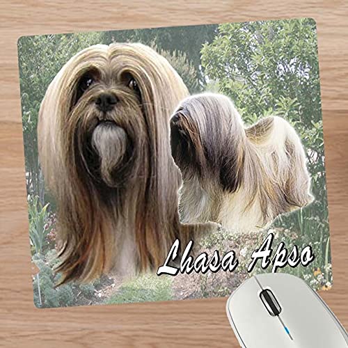 Lhasa Apso Dog Breed Mouse Mat Gift