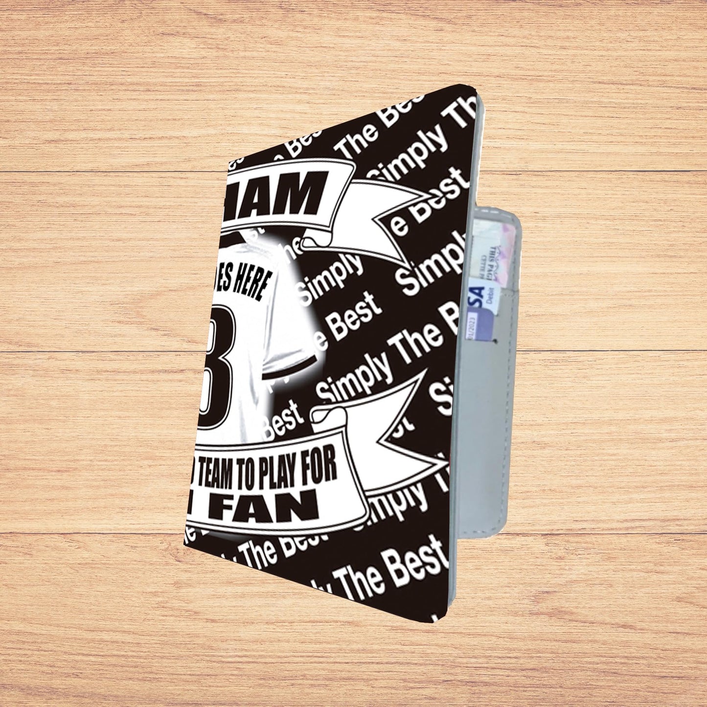 Fulham Football Shirt Travel Personalised Passport Holder Case Gift Present