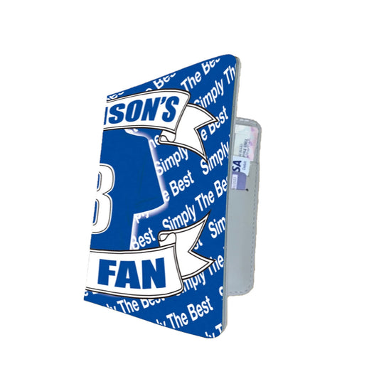 The People's Club The Blues Football Shirt Travel Passport Holder Case Gift Present
