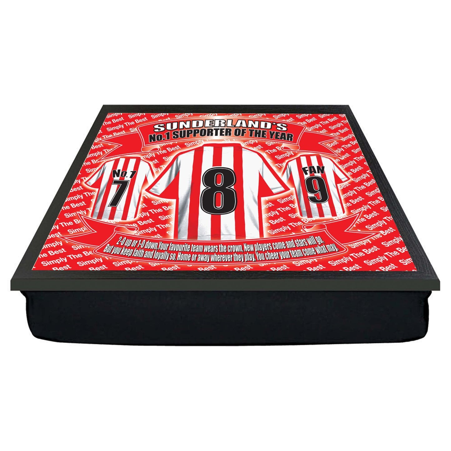 Sunderland Club Football Shirt Lap Tray Gift