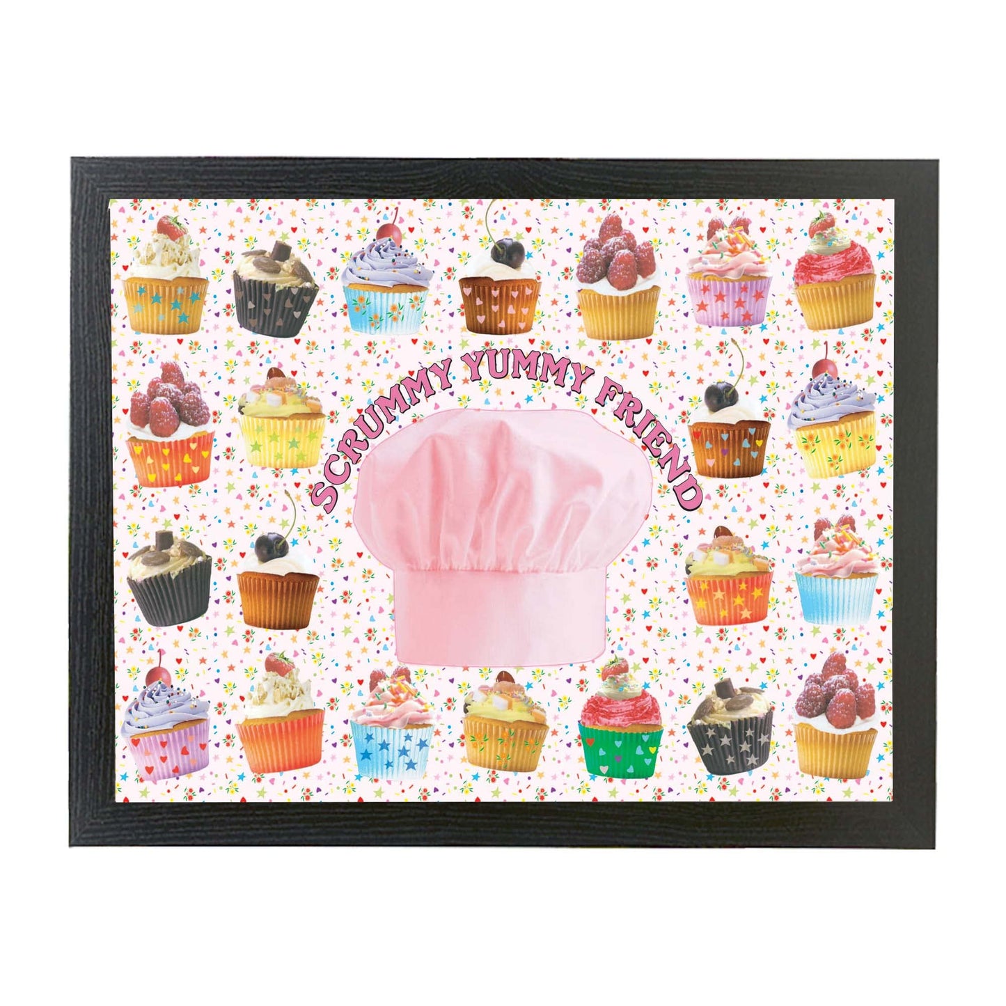 Scrummy Yummy Friend Cup Cake Lap Tray