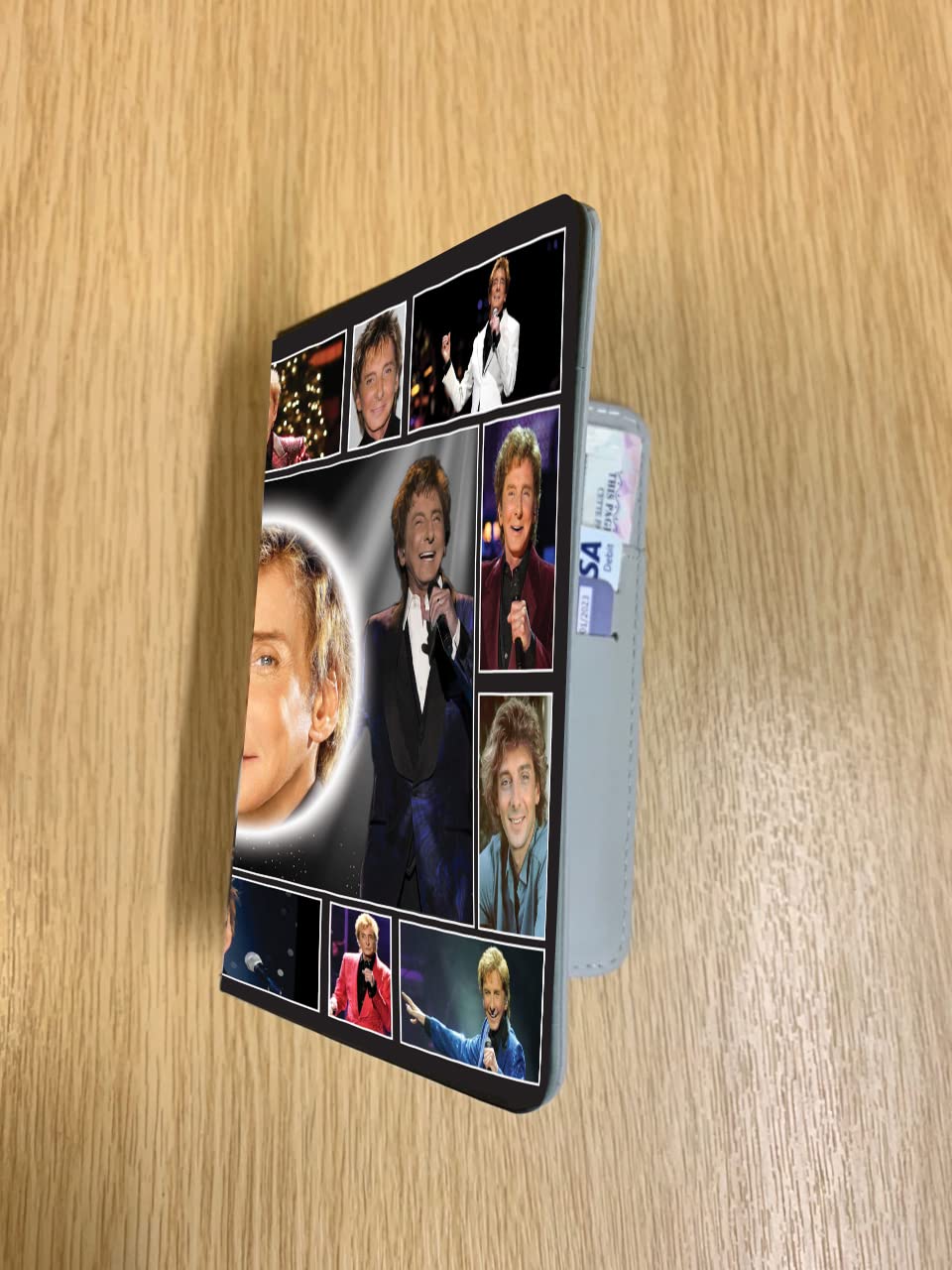 Barry M Singer Icon Passport Case Holder Gift Celebrity-Manilow