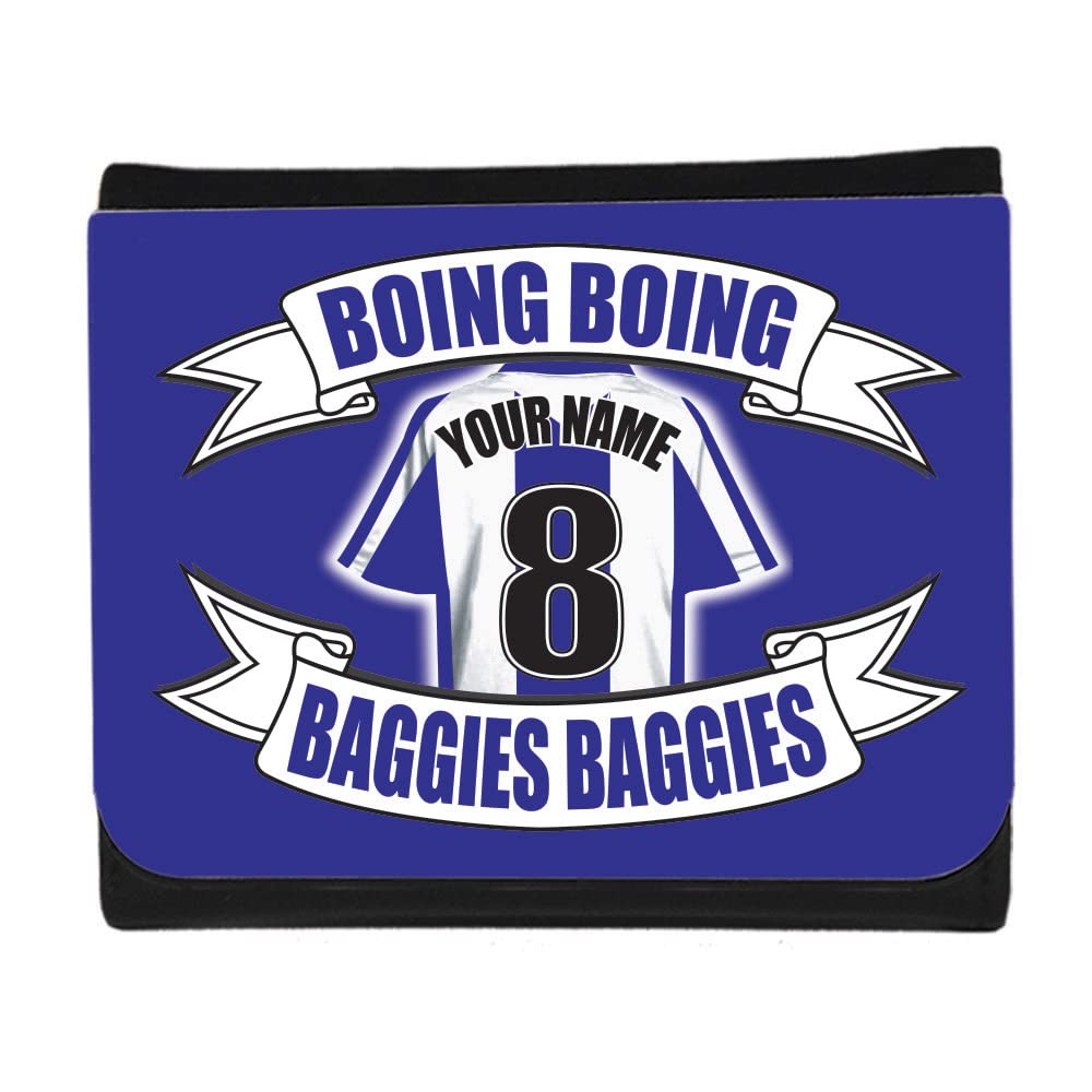 West Brom Personalised Football Shirt Money Wallet Gift