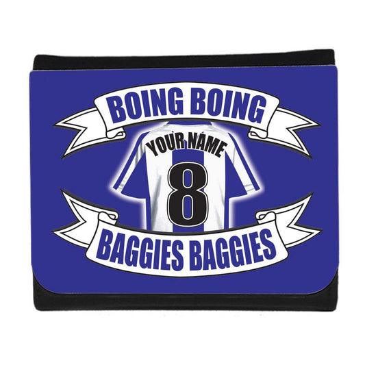 West Brom Personalised Football Shirt Money Wallet Gift