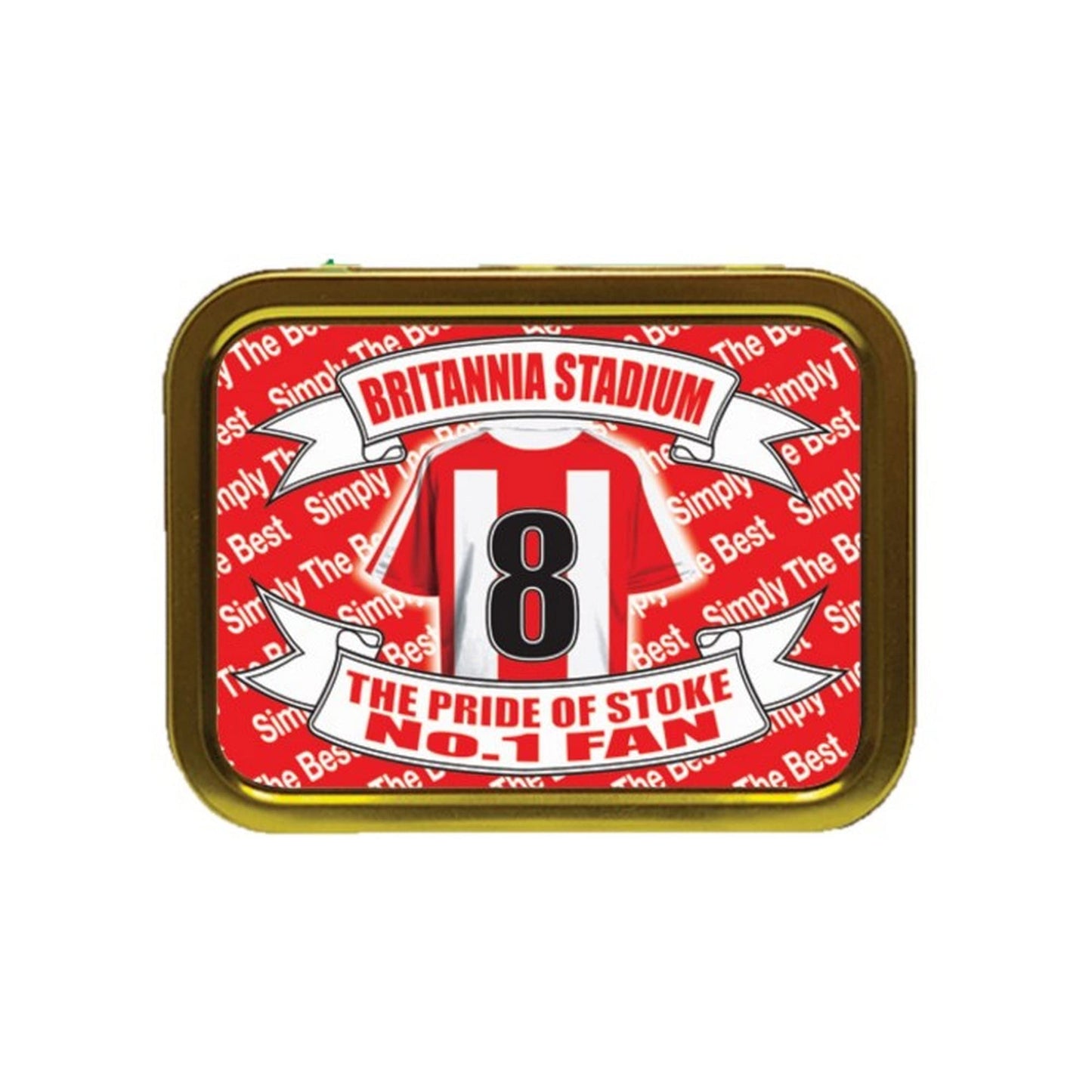 Stoke Football Shirt Tobacco Storage Tin & Products