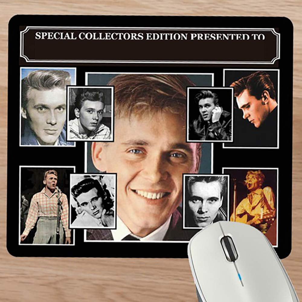 Billy Fury Personalised Icon Mouse Mat Gift