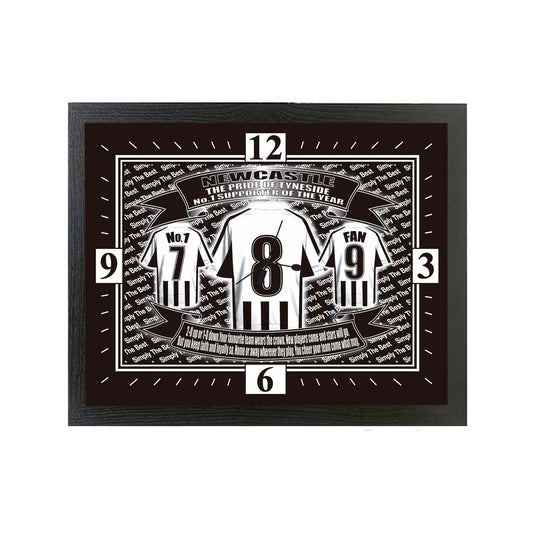 Newcastle Football Shirt Clock Gift Present
