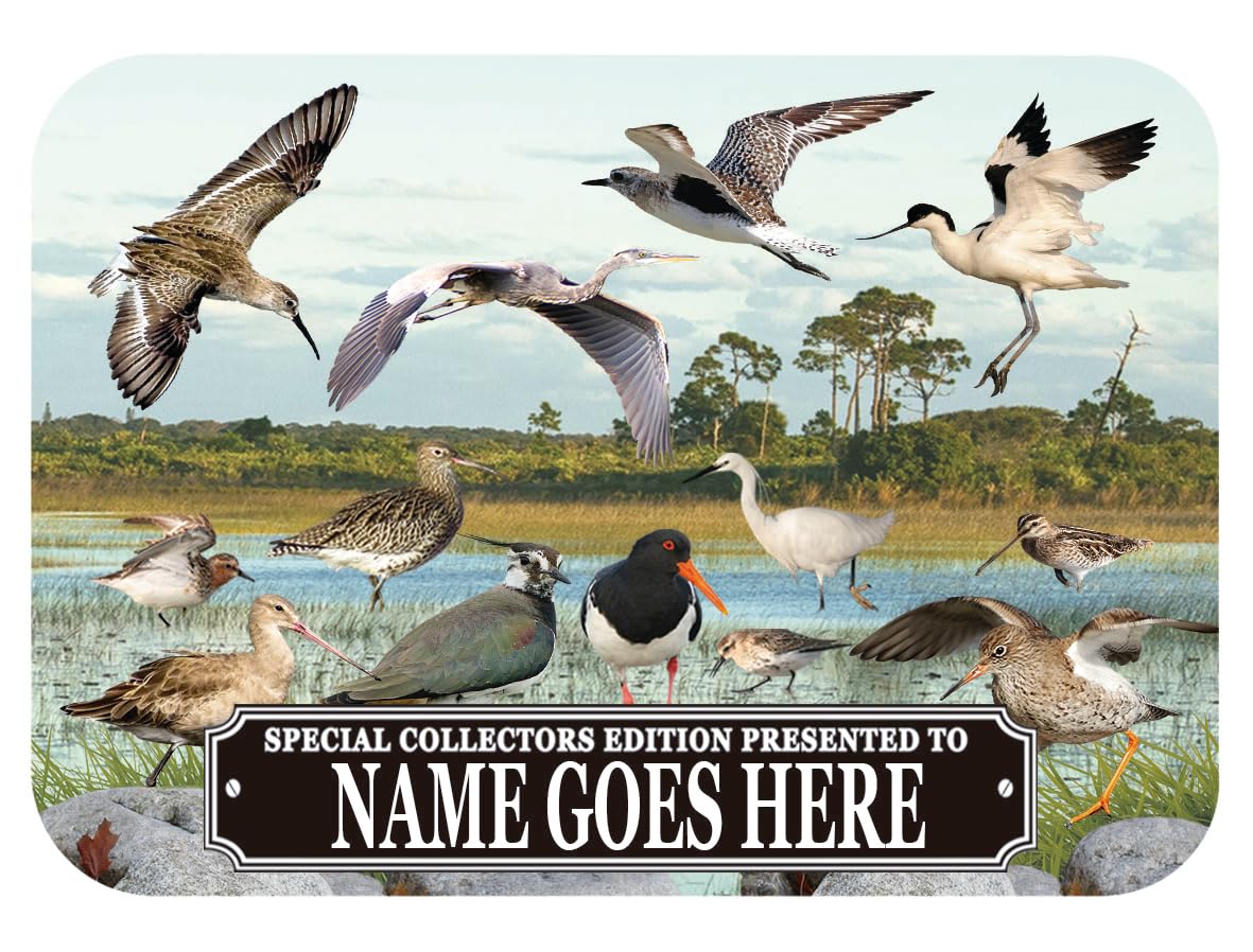British Wetland Birds Personalised Tobacco Storage Tin & Products Ornithophile, Birder