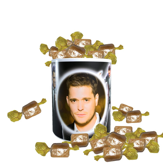 Michael Buble Icon Gift Mug with Sweets