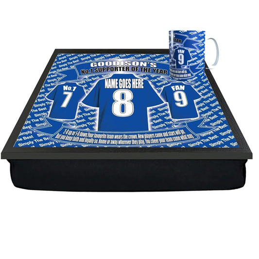 The Peoples Football Club Personalised Shirt Lap Tray And Mug Gift Set