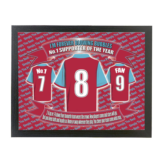 West H Utd Football Shirt Picture Gift