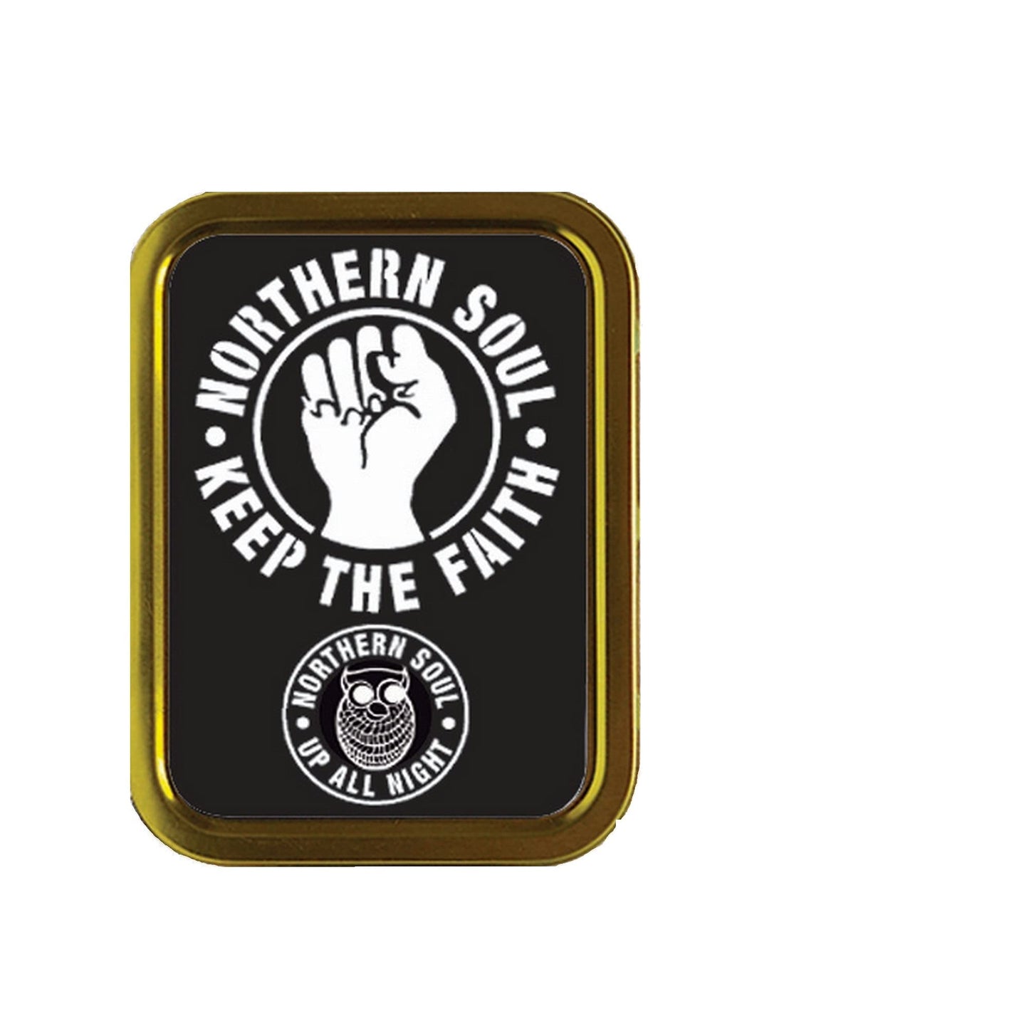 Northern Soul Keep The Faith Tobacco Tin & Products Gift