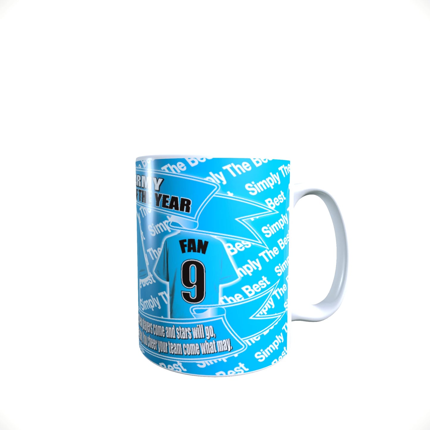 Coventry Football Team Shirt Personalised Mug Gift with Chocolate Footballs