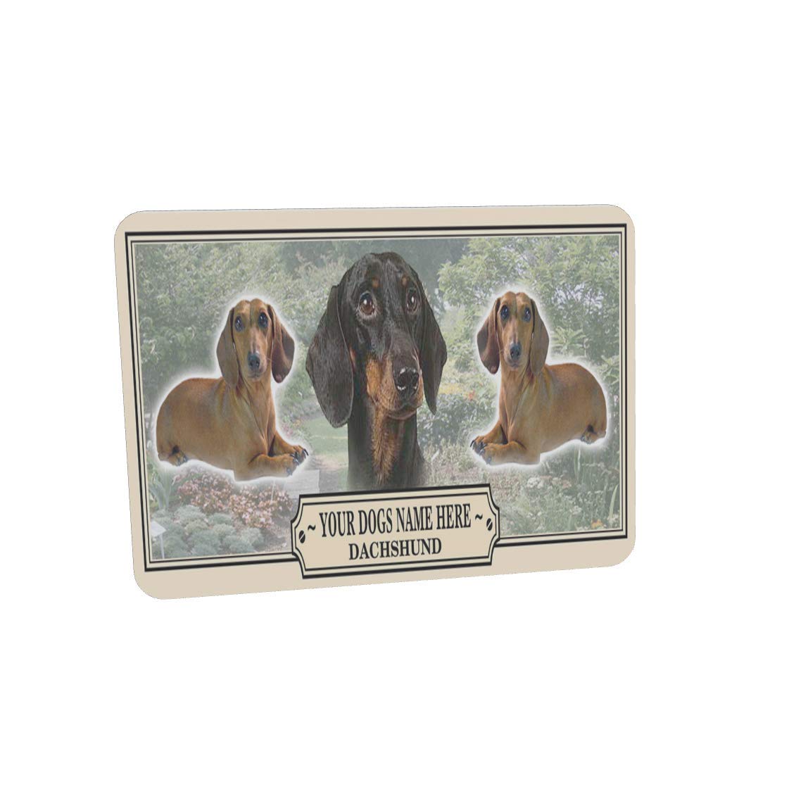 Dachshund Personalised Dog Breed Mouse Mat Gift