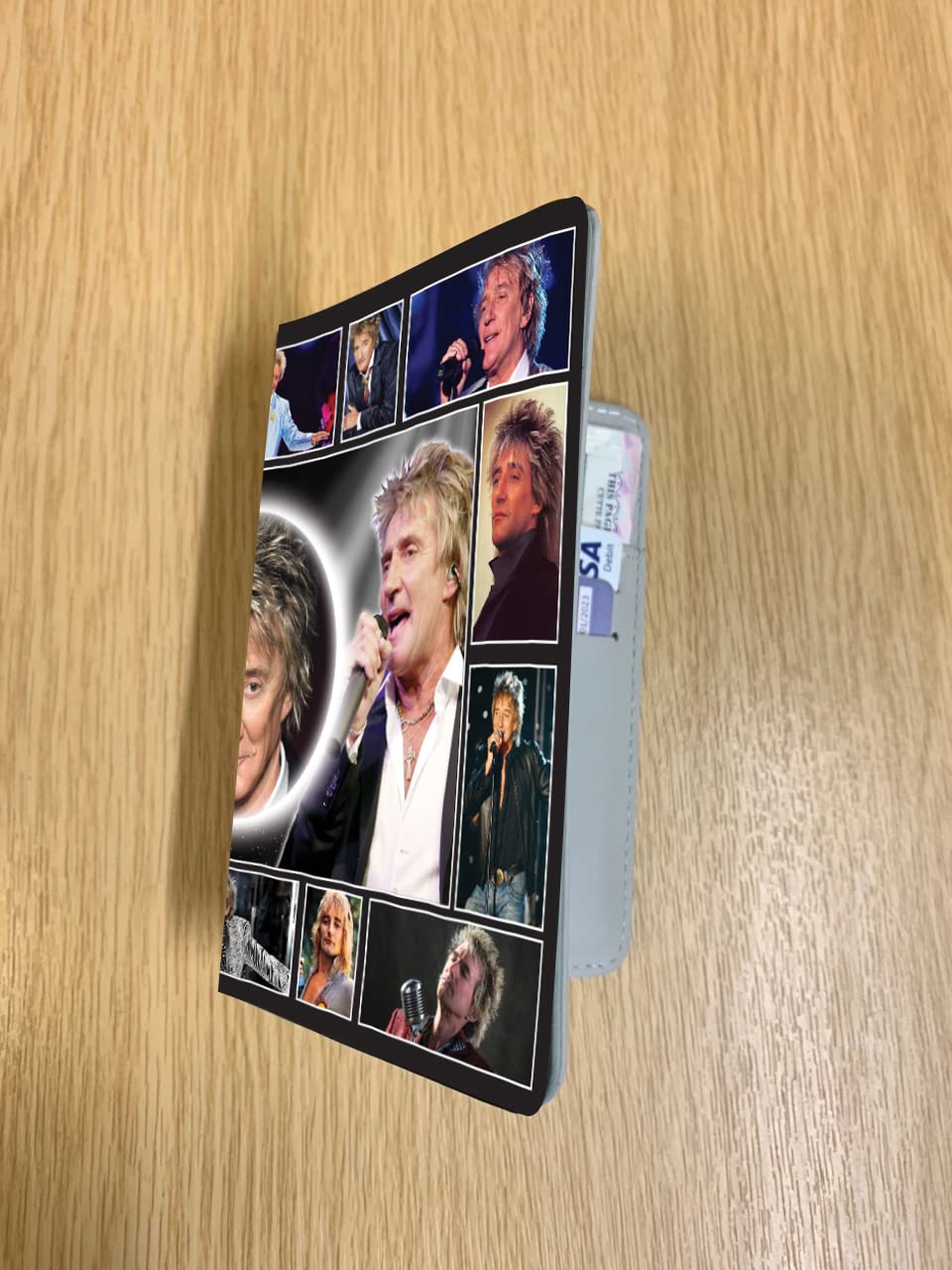 Rod-Stewart Music Icon Passport Case Holder Gift Stewart