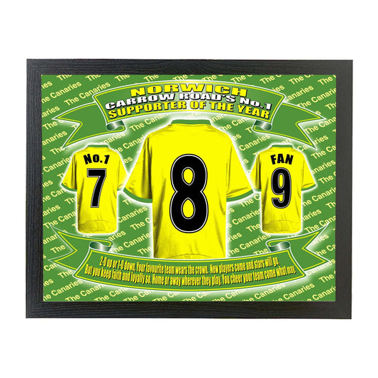 Norwich Football Shirt Picture Gift
