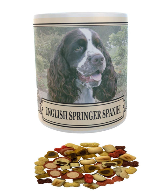 English Springer Spaniel Dog Breed Gift Mug with Treats