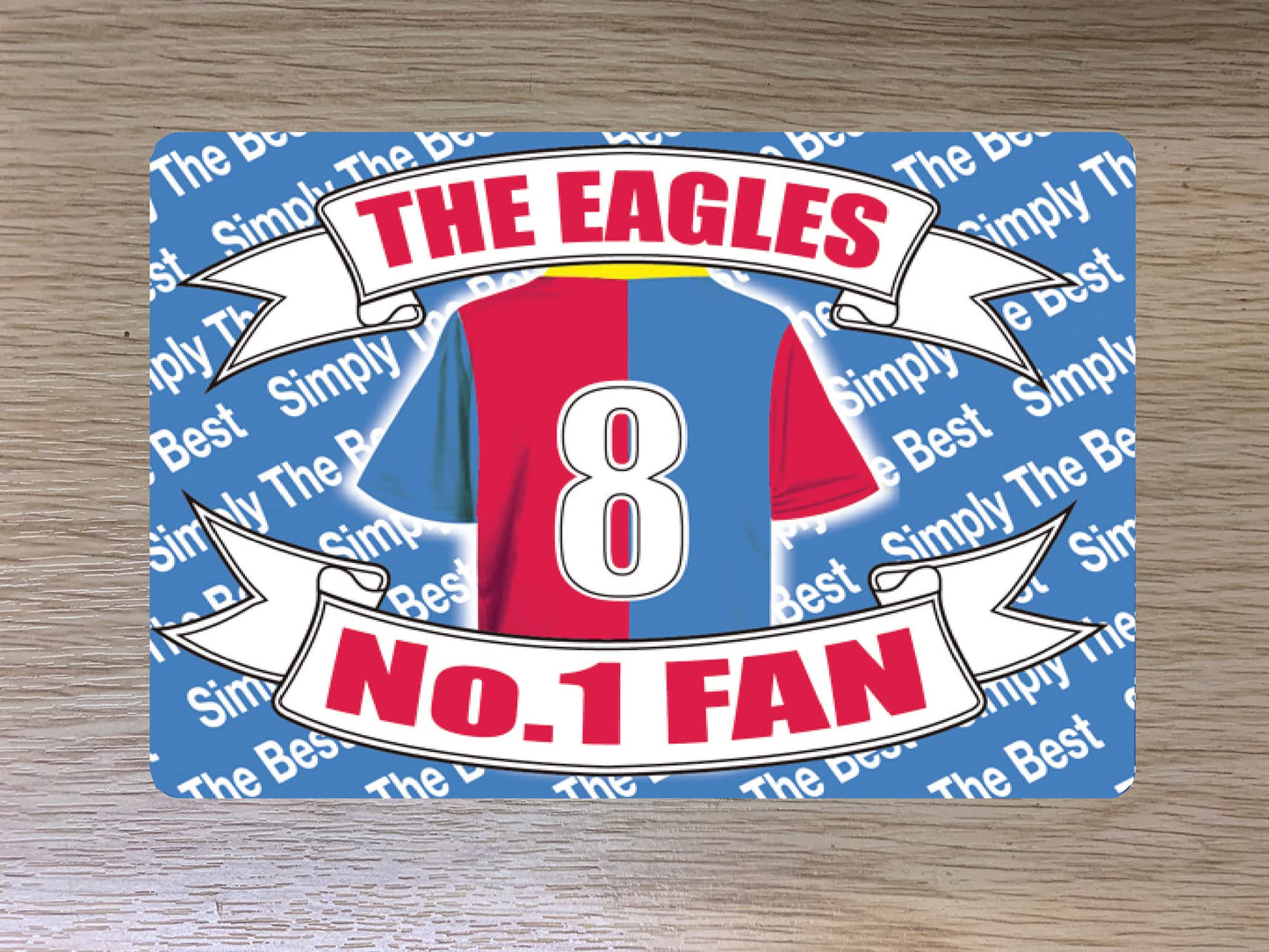 Crystal - The Glaziers Football Shirt Travel Passport Holder Case Gift Present