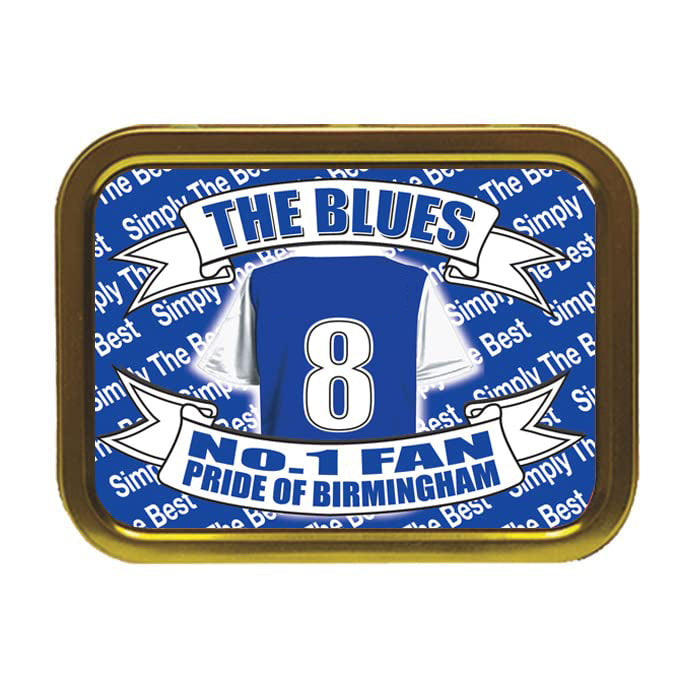 Birmingham Football Shirt Personalised Tobacco Storage Tin & Products