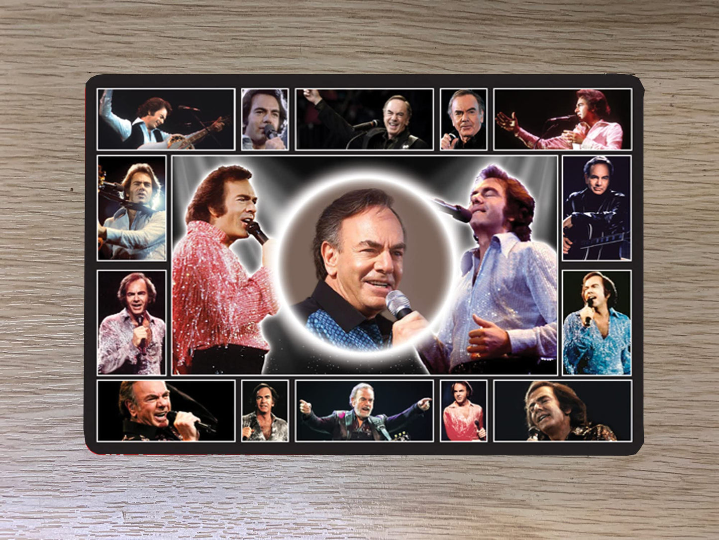 Diamond The-Jazz-Singer Music Icon Passport Case Holder Gift Neil