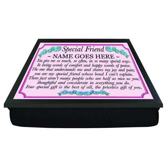 My Special Friend personalised lap tray gift