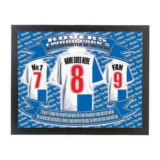 Blackburn Football Shirt Personalised Picture Gift