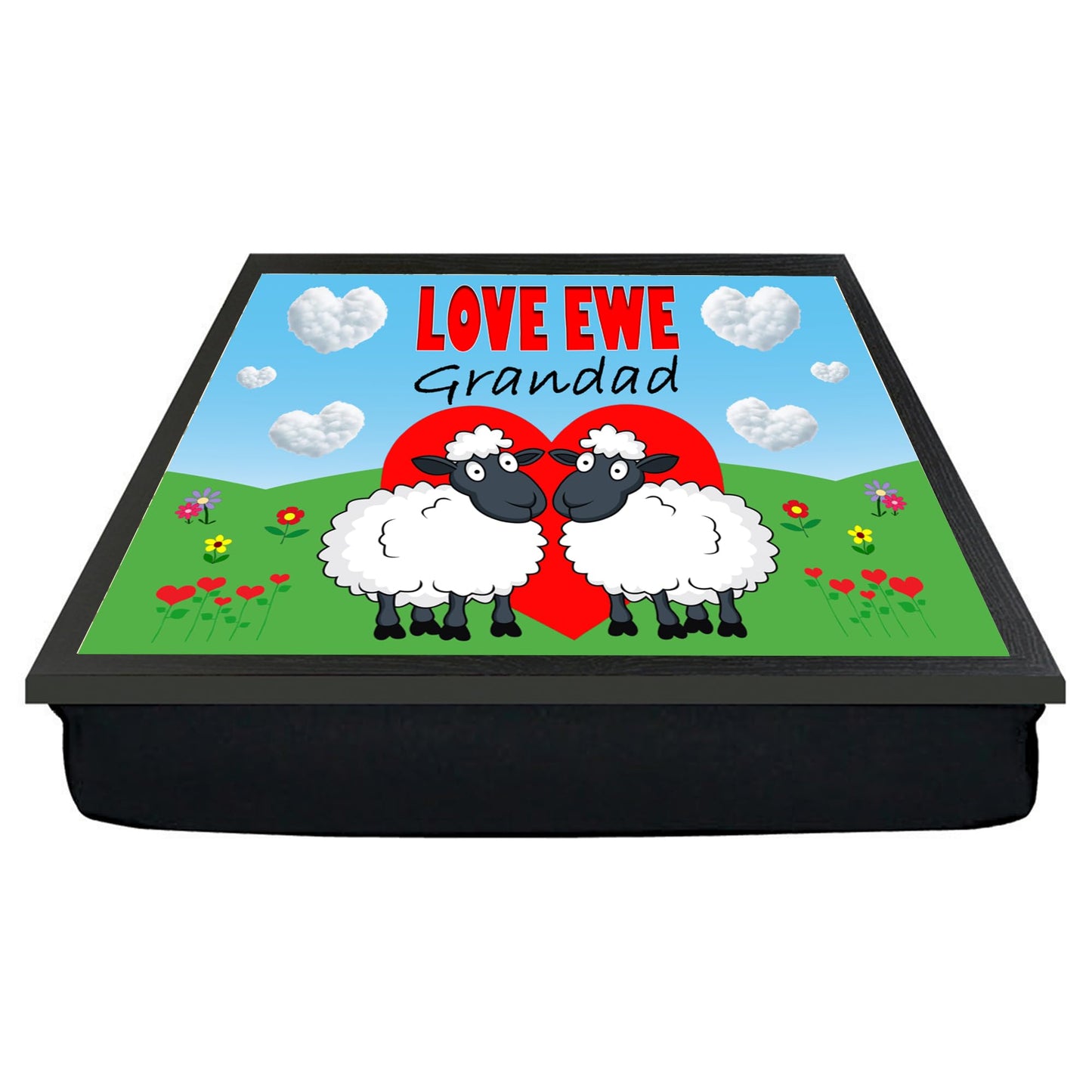 Love Ewe Grandad Male Cute Sheep Cushioned Lap Tray Gift Present