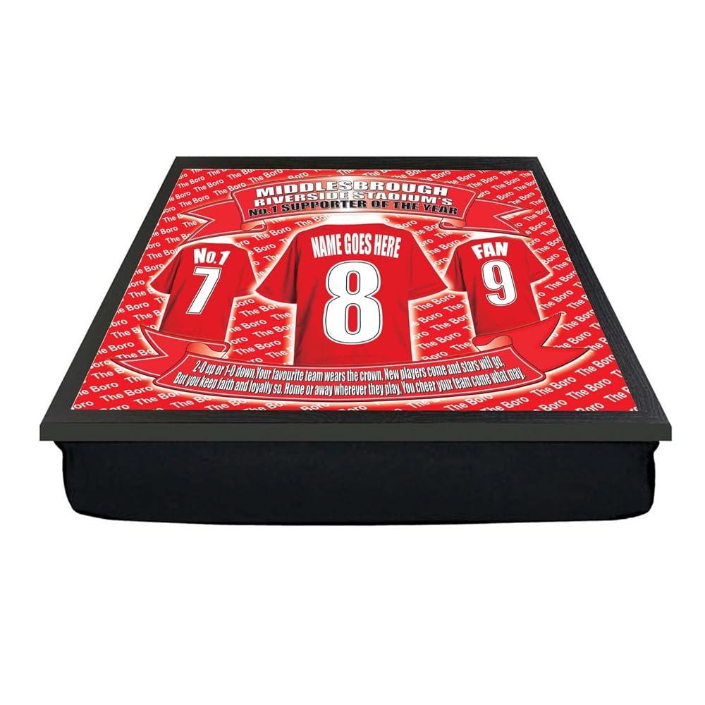 Middles(brough) Personalised Football Shirt Lap Tray And Mug Gift Set