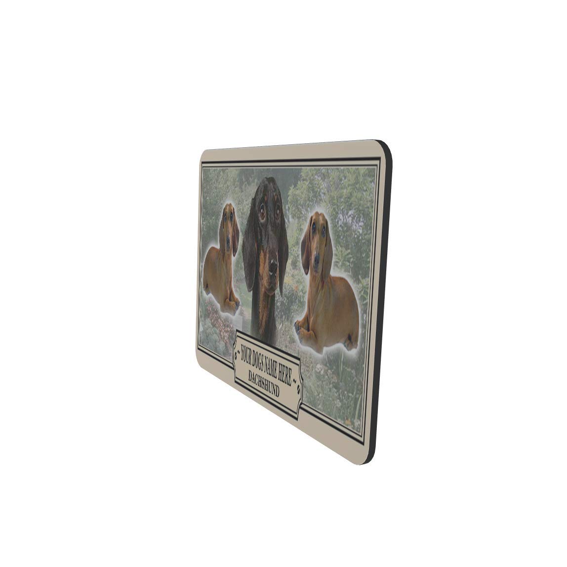 Dachshund Personalised Dog Breed Mouse Mat Gift