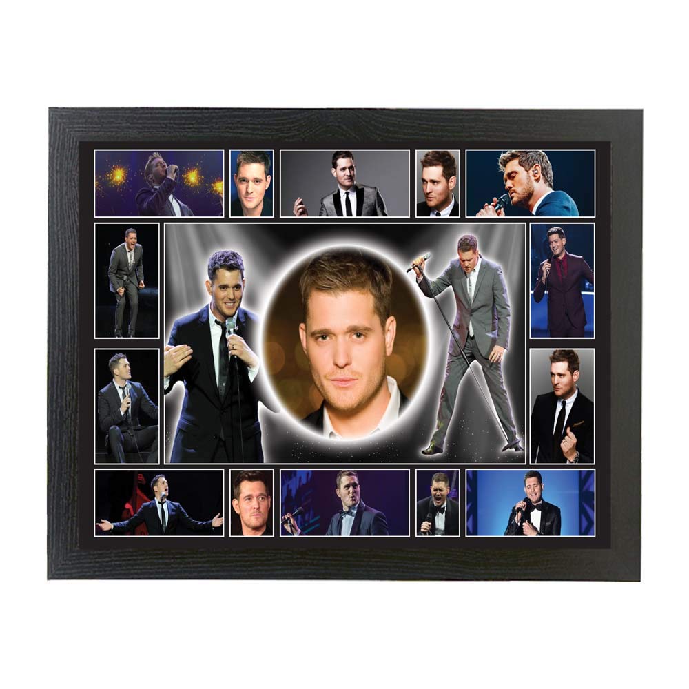 Michael Buble icon framed picture gift
