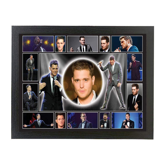 Michael Buble icon framed picture gift
