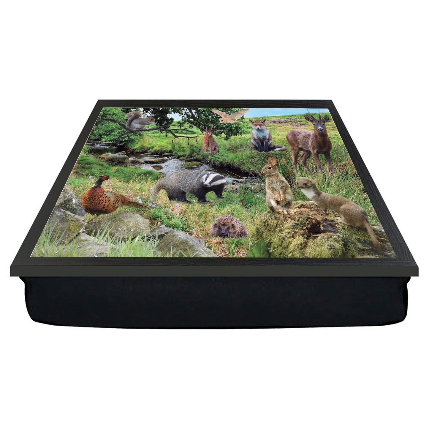British Countryside Wildlife Animals Lap Tray Present Gift